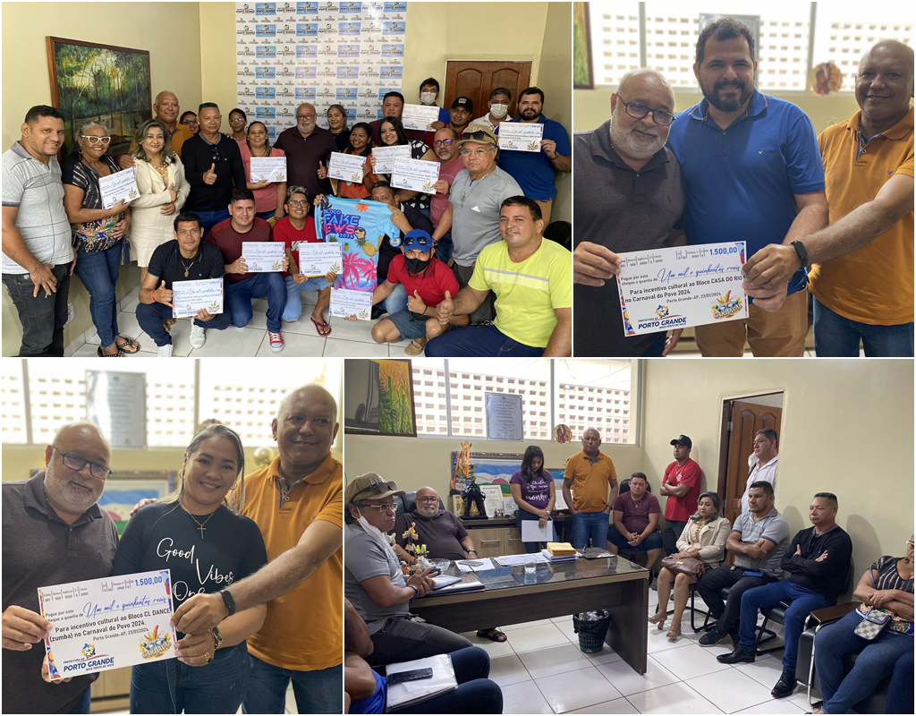 ENTREGA DOS RECURSOS FINANCEIROS PARA OS REPRESENTANTES DOS BLOCOS DO CARNAVAL DO POVO 2024